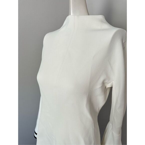 NWT PROENZA SCHOULER Ruffled Stretch-Crepe Mini Dress - Off-White $1,990 - Picture 11 of 13